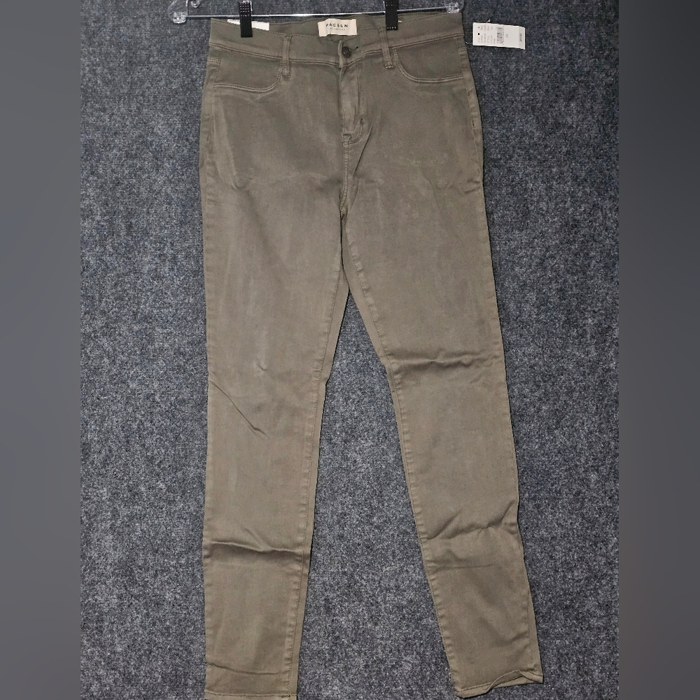 Pac Sun Olive Green Jeggings